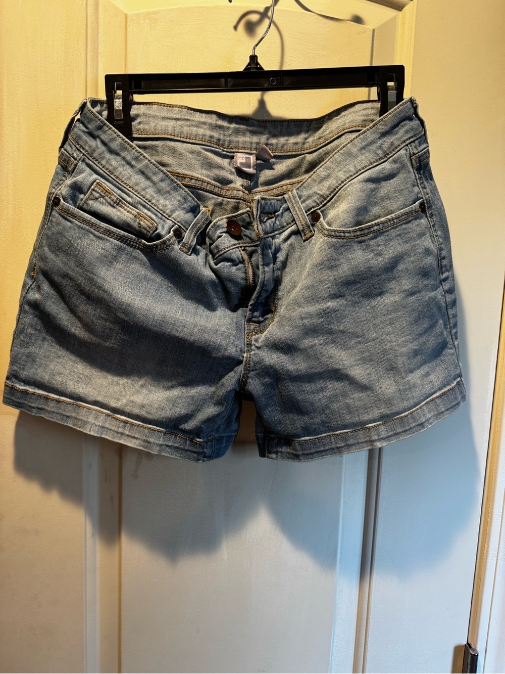 Light Blue Denim Women's Shorts